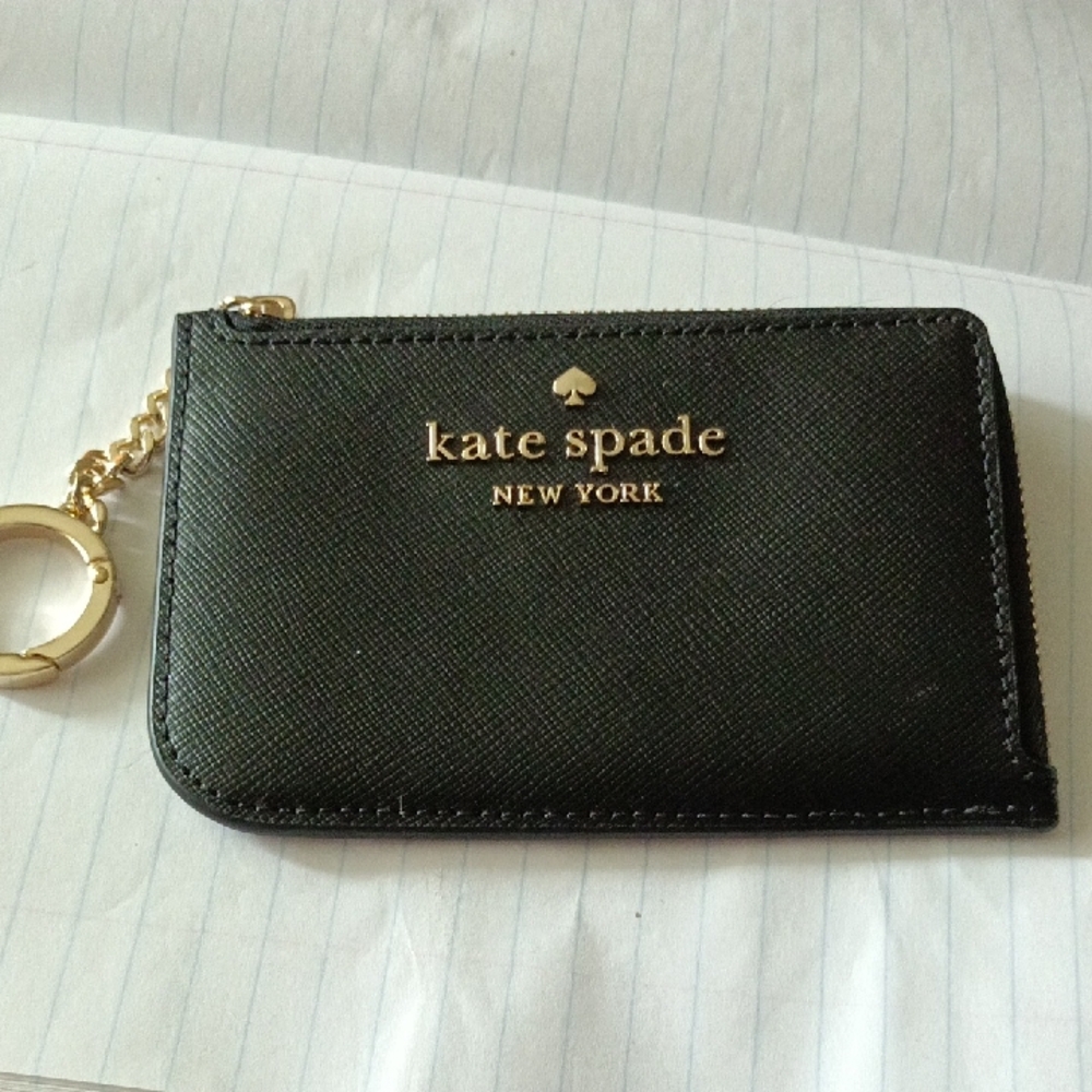 Kate Spade Black Key & Card Holder